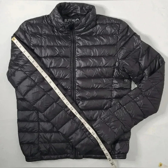 Buffalo David  Bitton Puffer Down Packable Windbreaker Shield Full Zip sz S - Picture 5 of 10